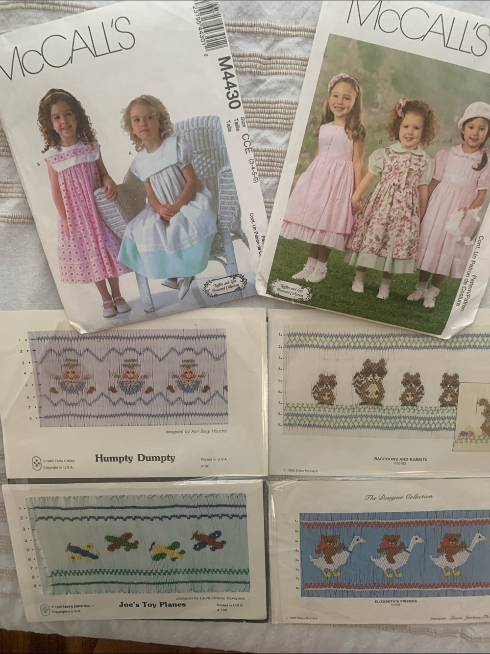 Girls' Dress Patterns (unused)- asst szs